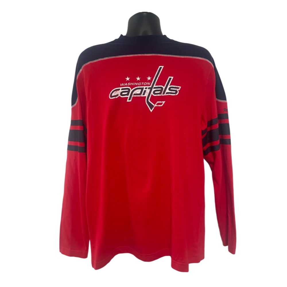 NHL Reebok Washington Capitals Long Sleeve Men Size Small